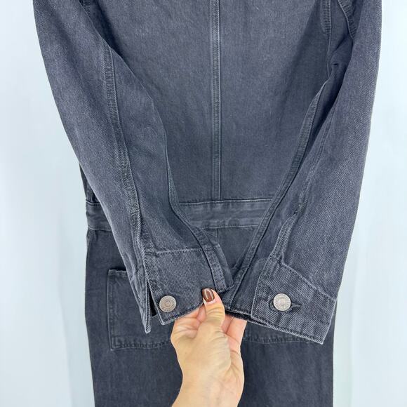 Levi’s Womens XS Denim Iconic Jumpsuit Standard Fit Black Cotton Western NWT - Picture 9 of 16